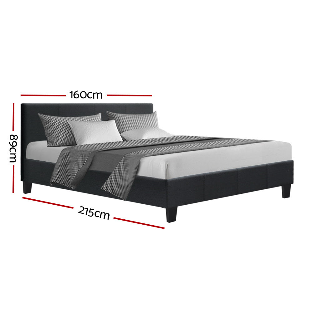 Charcoal queen 2024 bed frame