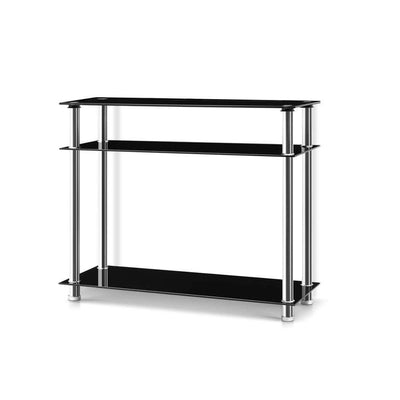 Artiss Entry Hall Console Table - Black & Silver - Artiss