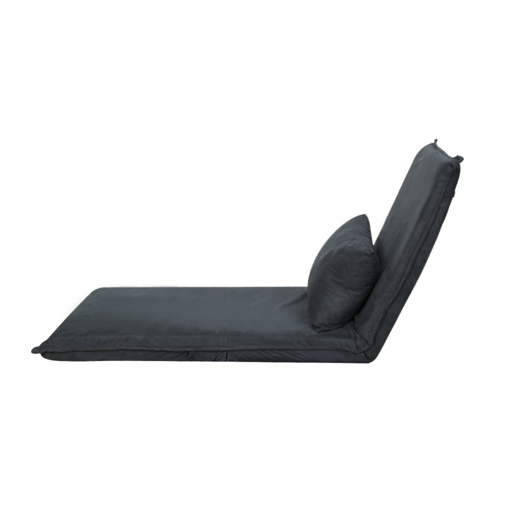 Buy Artiss Floor Sofa Bed Lounge Couch Recliner Chair Folding Foam