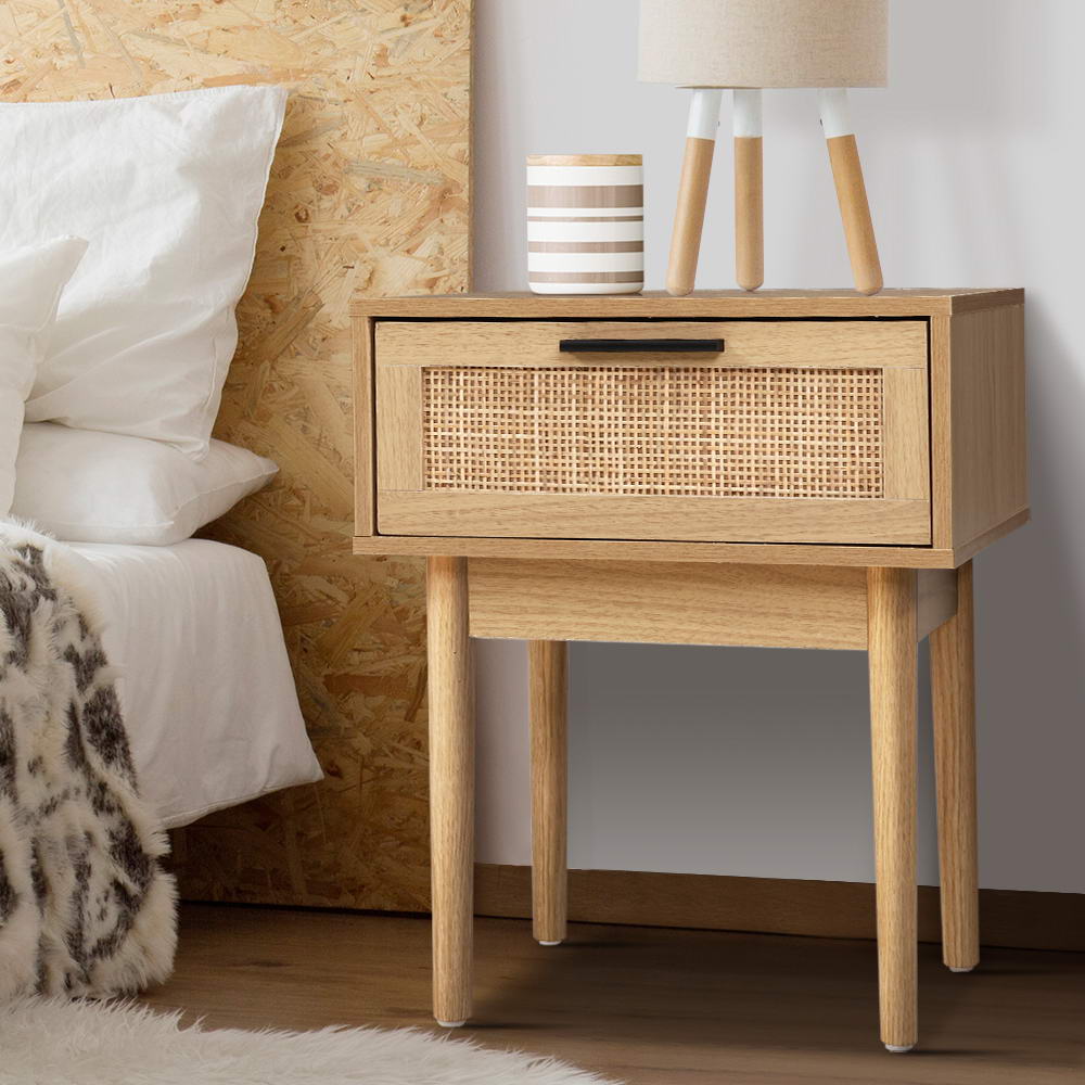 Artiss bedside shop tables drawers