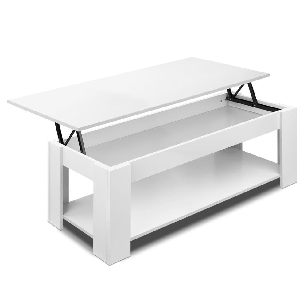 Buy Artiss Coffee Table Lifttop Coffee Table White Online Artiss