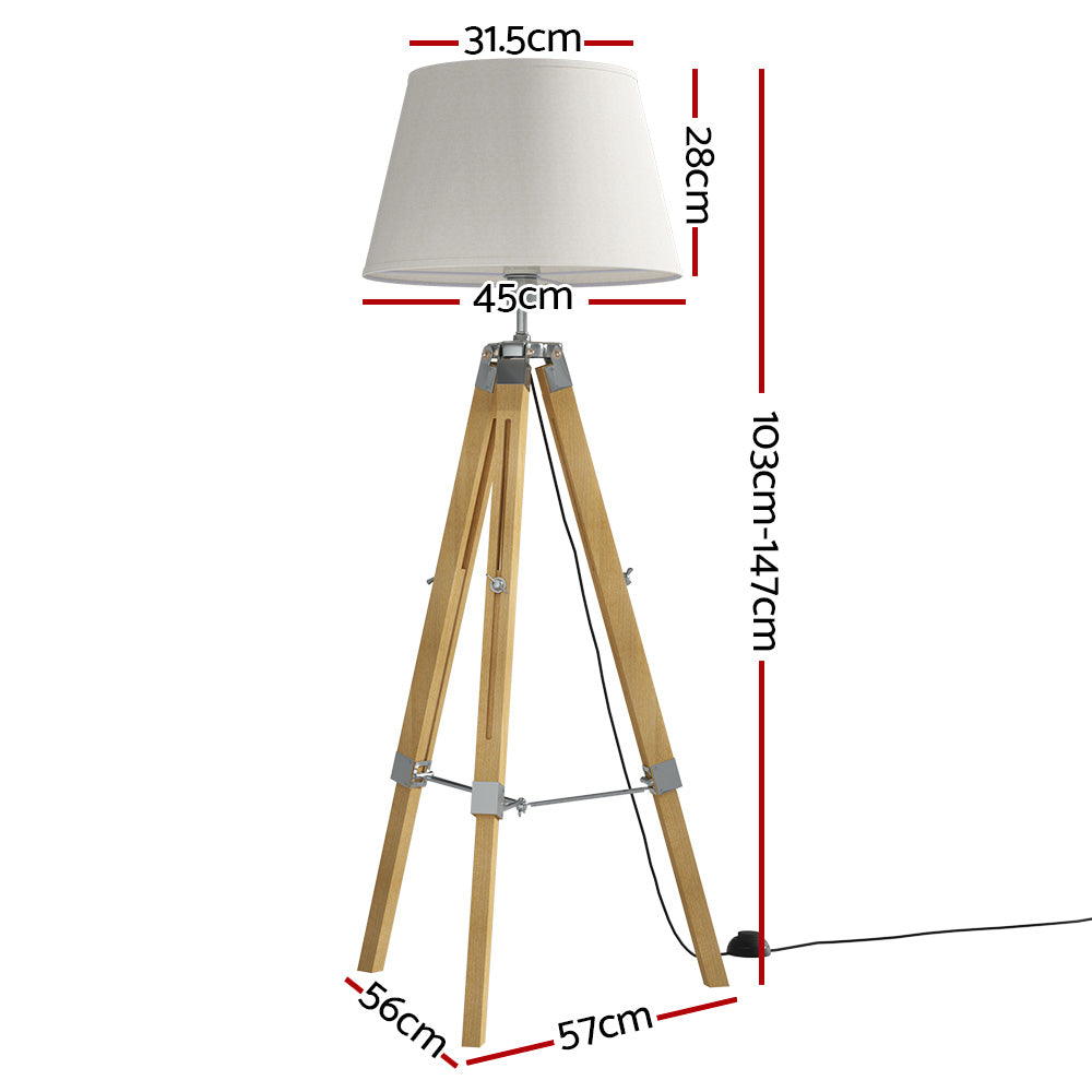 Wooden tripod online light stand