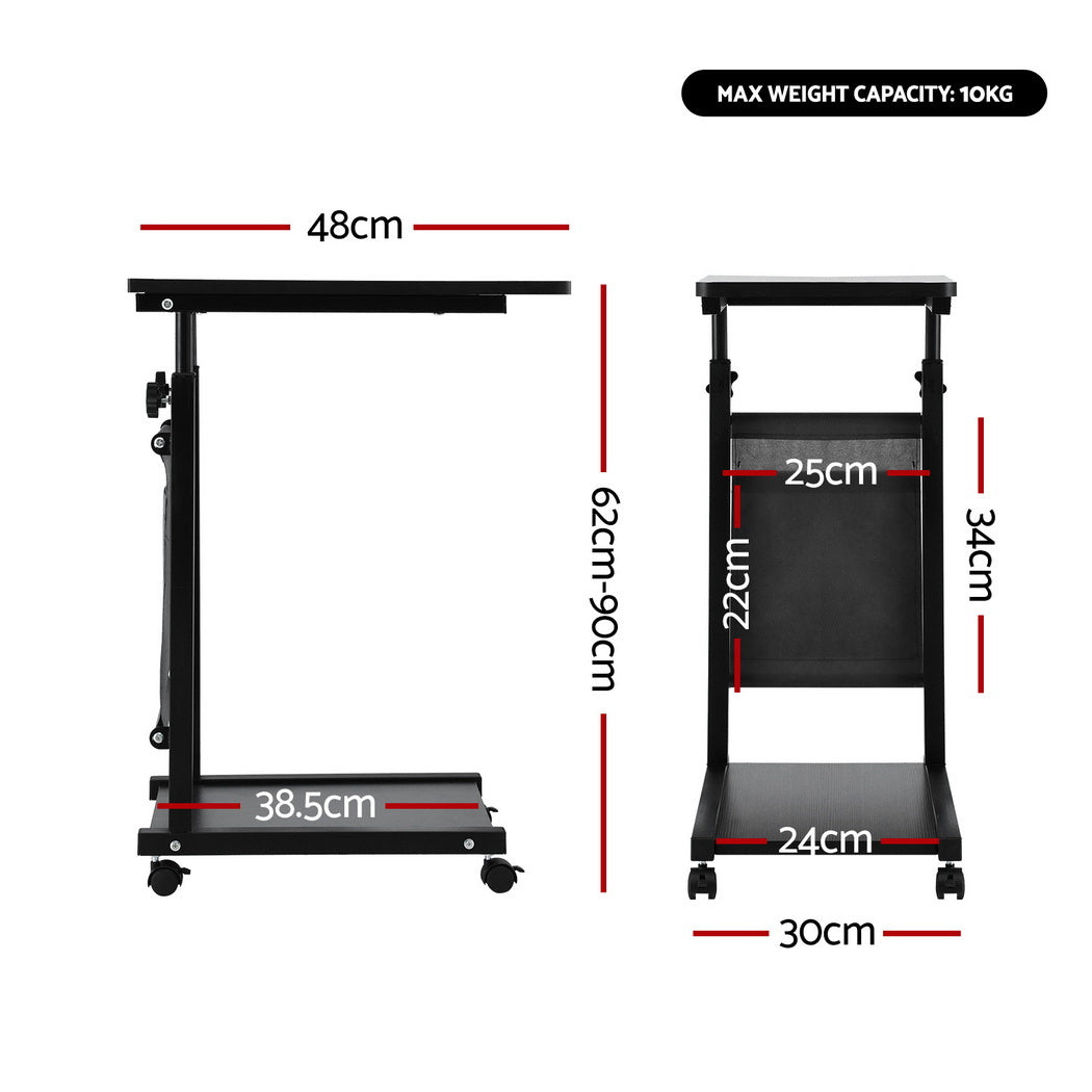 Buy Artiss Laptop Desk Height Adjustable Mobile Workstation Computer ...