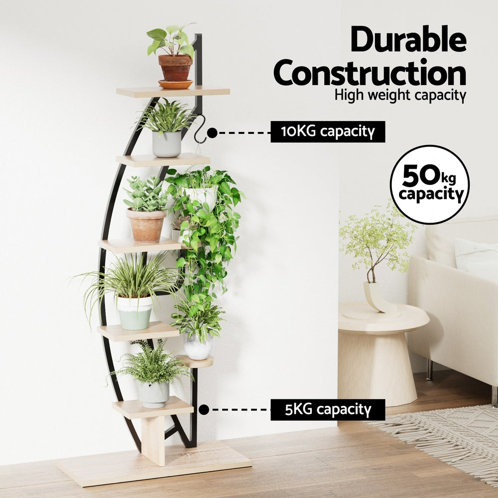 corner stand for indoor plants Buy Artiss Plant Stand 6 Tier Ladder Corner Shelf Online