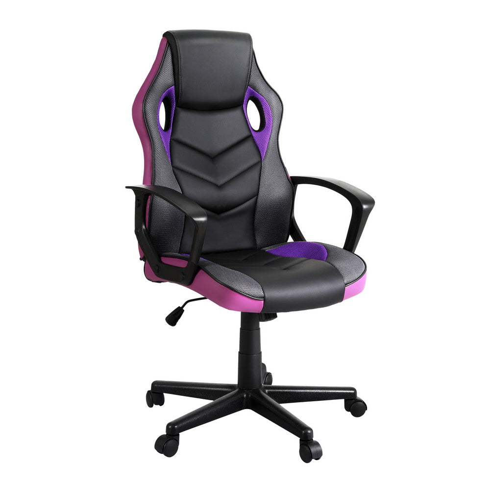 Buy Artiss Gaming Office Chair Computer Chairs Purple Online Artiss