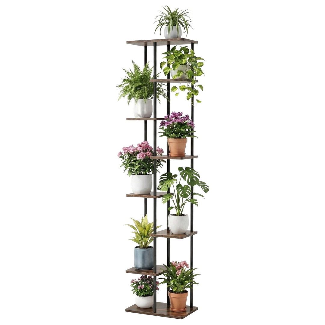 Buy Artiss 8 Tiers Plant Stand Metal Flower Pots Shelf Indoor