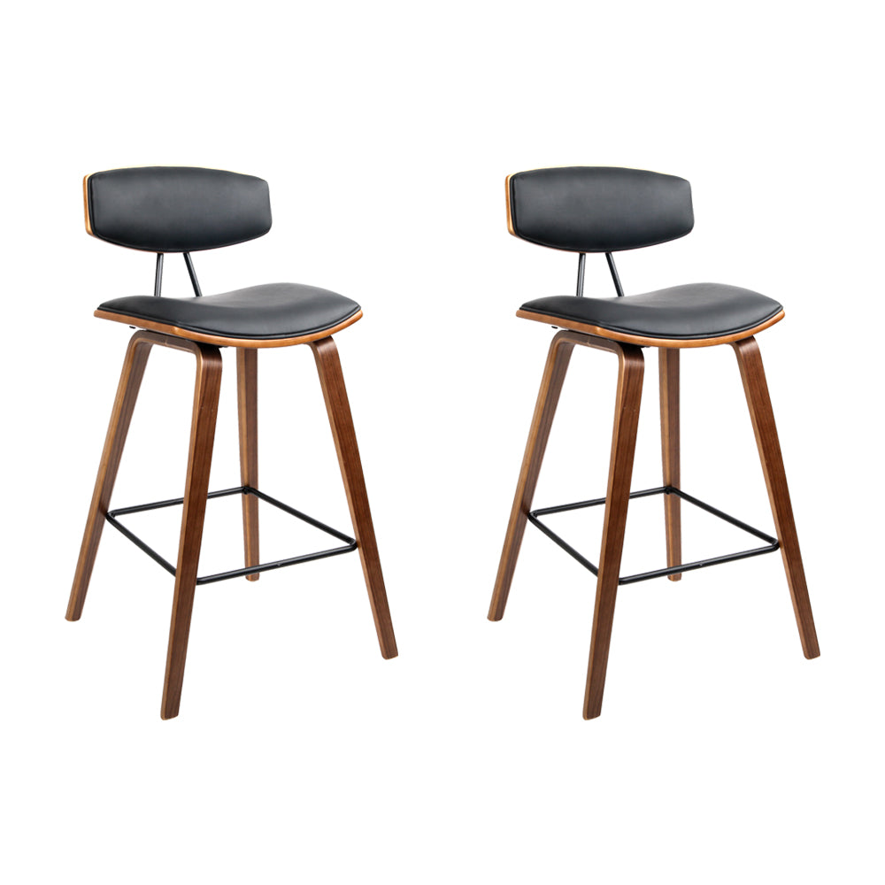 Artiss Set of 2 PU Leather Bar Stools
