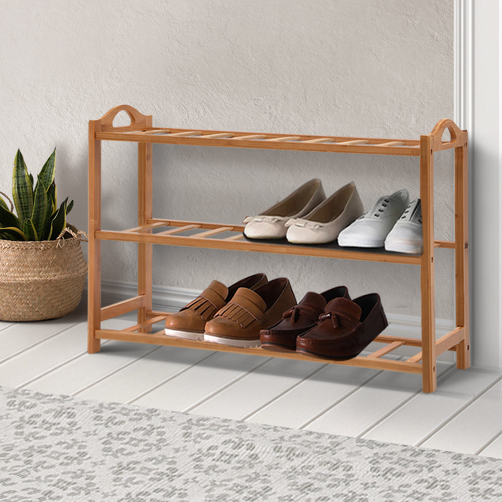 Artiss Bamboo Shoe Rack