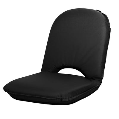 Artiss Foldable Beach Sun Picnic Seat - Black - Artiss