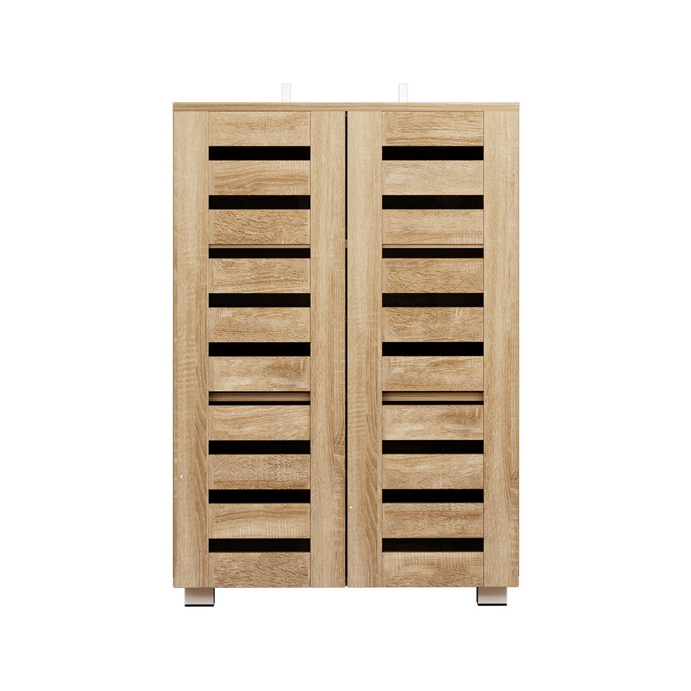 Buy Artiss Shoe Cabinet 20 Pairs 5-tier Wood Alster Online Artiss