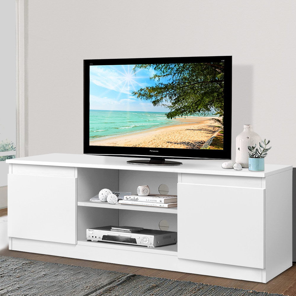 Buy Artiss TV Cabinet Entertainment Unit 120cm White Anita Online Artiss