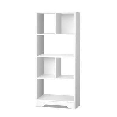Artiss Display Shelf Bookcase Storage Cabinet Bookshelf Bookcase Home Office White - Artiss