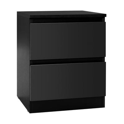 Artiss Pepe Bedside Table - Black - Artiss