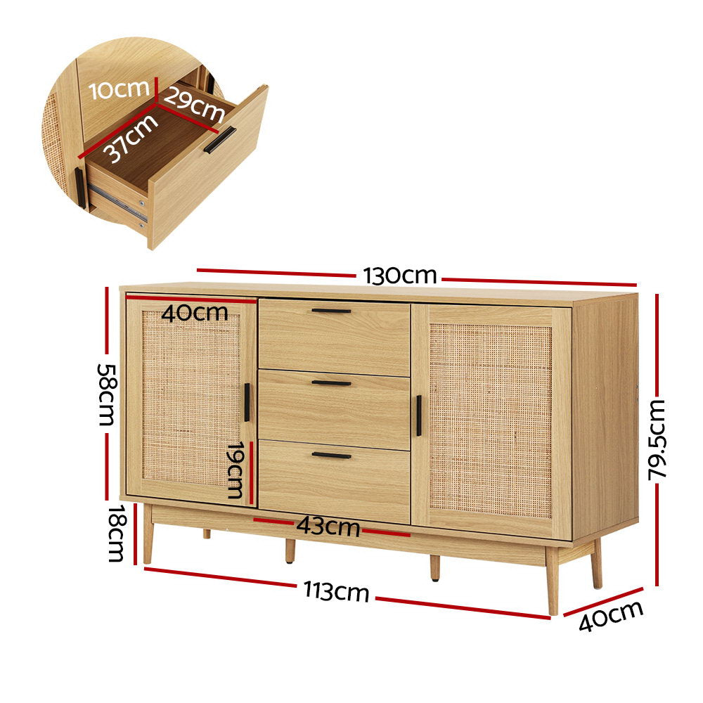 Artiss rattan buffet discount