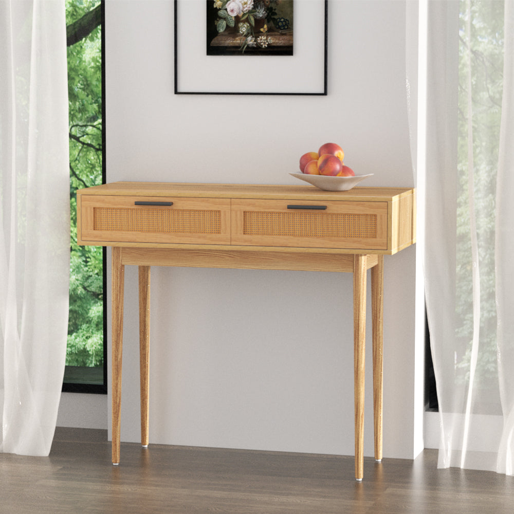 Artiss rattan console table discount