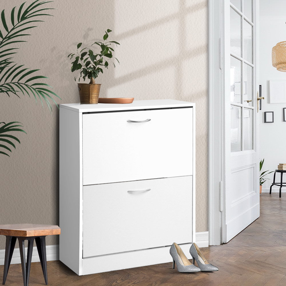 Artiss shoe cabinet white sale