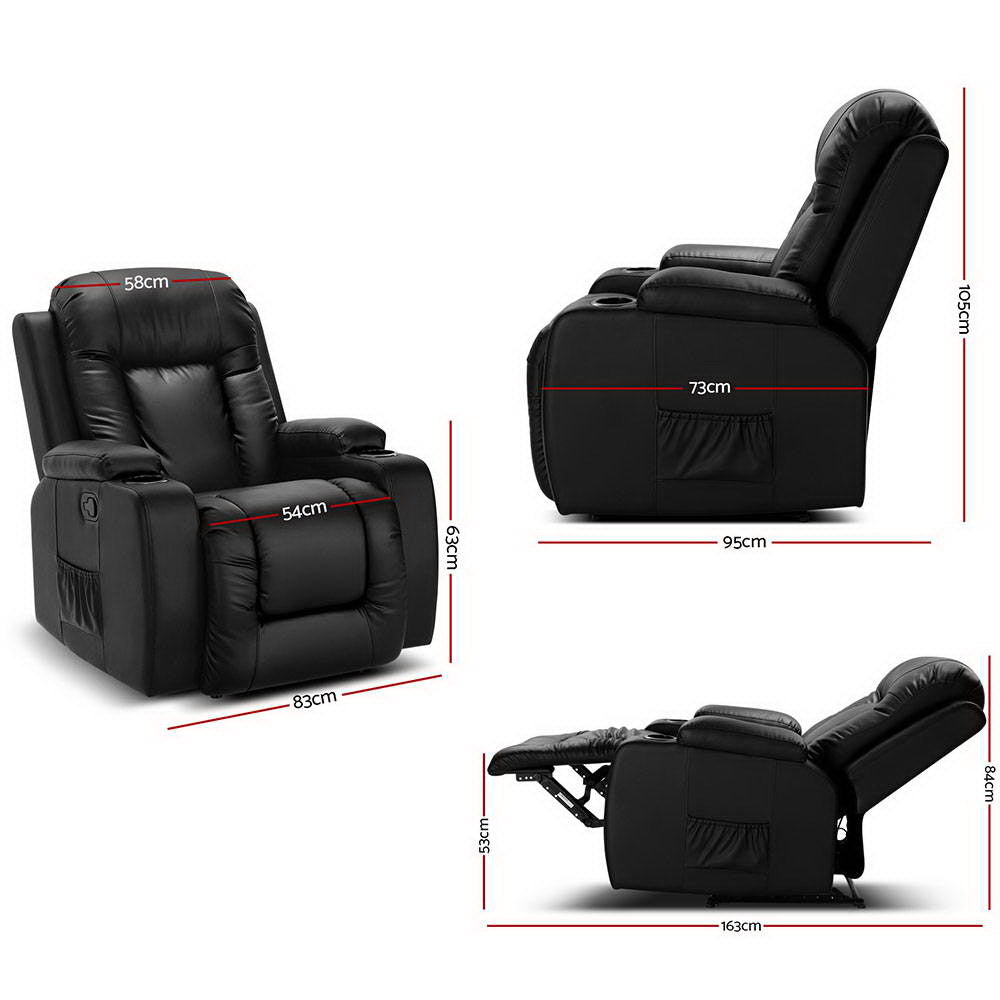 Artiss massage recliner chair review sale