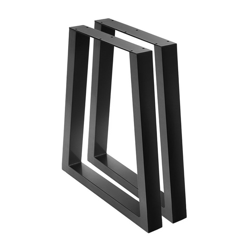 Buy Artiss Metal Table Legs DIY Trapezoid 45X65CM Set of 2 Online Artiss